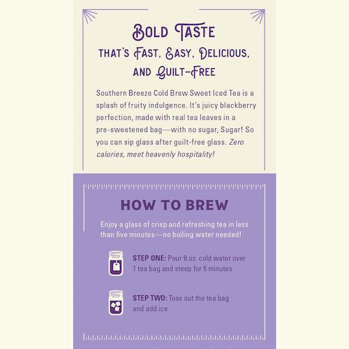 Southern Breeze Sweet Tea Blackberry Iced Tea - Image 5