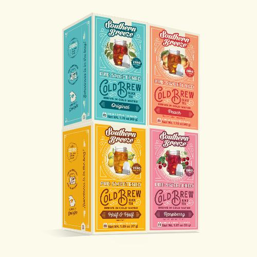 Southern Breeze Sweet Tea Cold Brew Sweet Iced Tea Bundle 4 pack