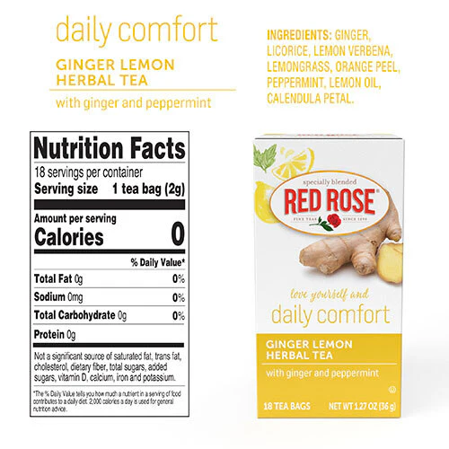 Ginger Lemon Tea 18ct - Image 3