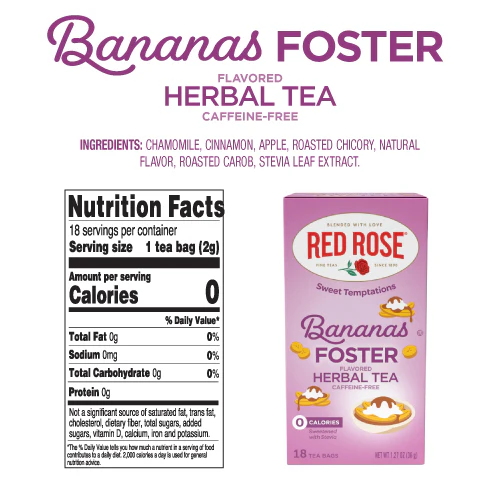 Red Rose Bananas Foster Tea - 18ct - Image 3