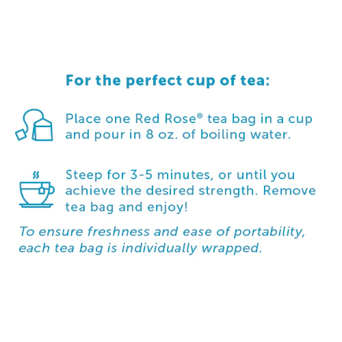 Red Rose Birthday Cake Tea - 18ct - Image 4