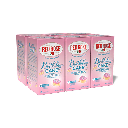 Red Rose Birthday Cake Tea - 18ct - Image 5