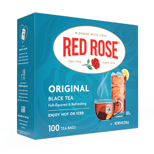 Red Rose Original Black Tea - 100ct – 12 pack - Non-Envelope - Image 6