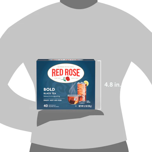 Red Rose Bold Tea - Black Tea 40ct - Image 6