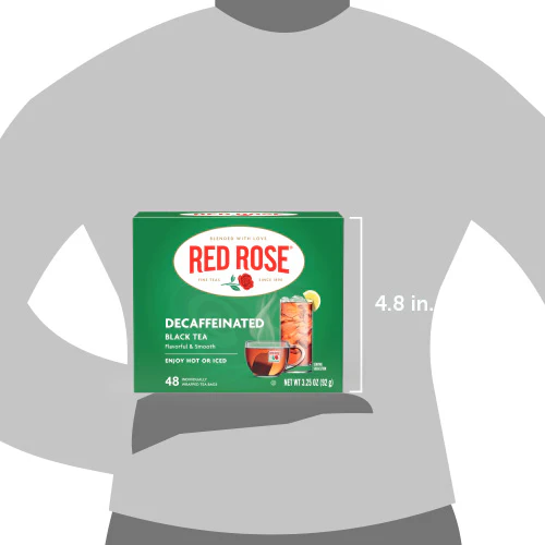 Red Rose Decaf Black Tea - 48ct - 6 pack - Image 6