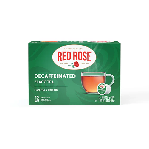Red Rose Decaf Black Tea Single Serve Cups - 12ct - Image 5