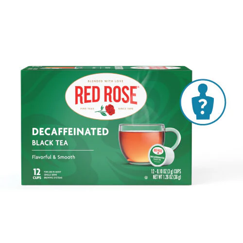 Red Rose Decaf Black Tea Single Serve Cups - 12ct - Image 6