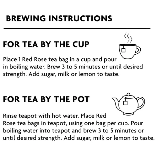 Red Rose Earl Grey Tea Bags - 50ct - Image 4