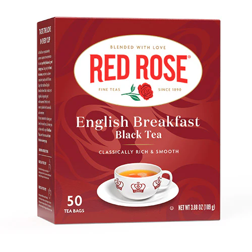 Red Rose English Breakfast Tea - 50ct