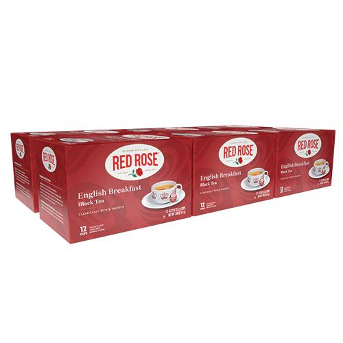 Red Rose English Breakfast Tea Single Serve Cups - 12ct - Image 5