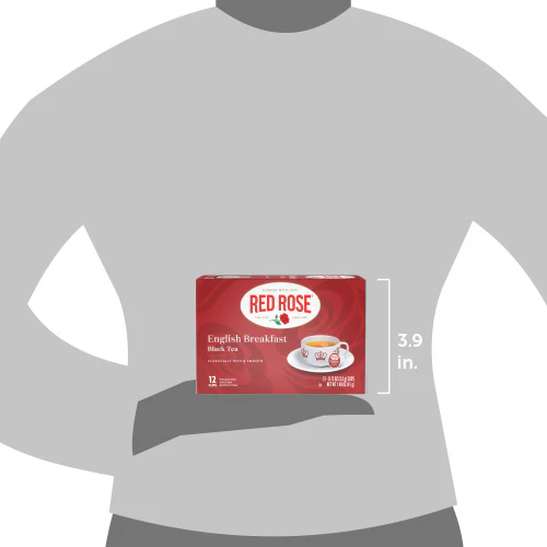 Red Rose English Breakfast Tea Single Serve Cups - 12ct - Image 6