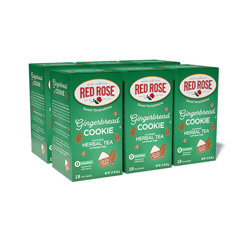 Red Rose Gingerbread Cookie Tea - 18ct - Image 4