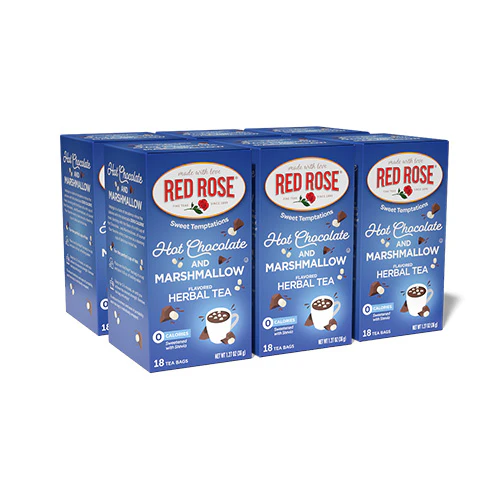 Red Rose Hot Chocolate with Marshmallow Tea - 18 Count - Image 4
