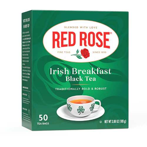 Red Rose Irish Breakfast Tea 50ct