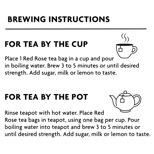 Red Rose Irish Breakfast Tea 50ct - Image 4