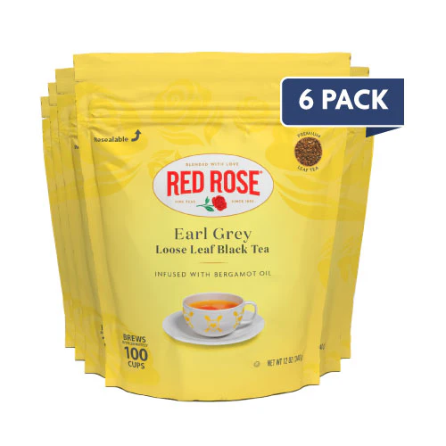 Red Rose Loose Leaf Earl Grey Black Tea - Image 5