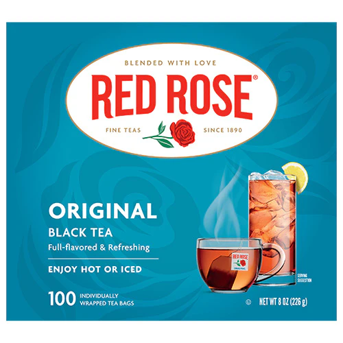 Red Rose Original Black Tea - 100ct Black Tea Bags - Envelope - Image 5