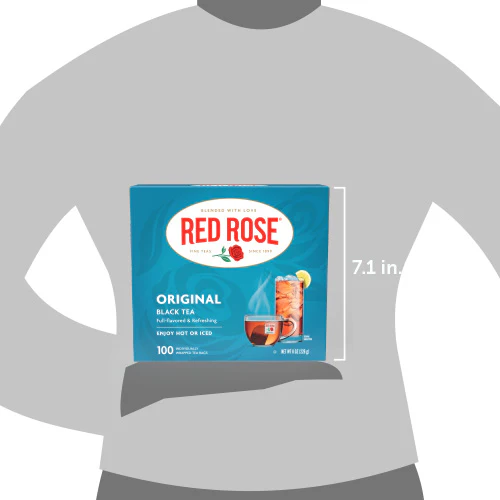 Red Rose Original Black Tea - 100ct Black Tea Bags - Envelope - Image 6