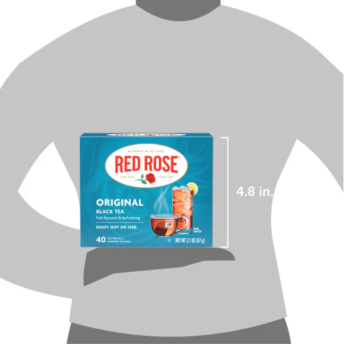 Red Rose Original Black Tea - 40ct Black Tea Bags - Image 7