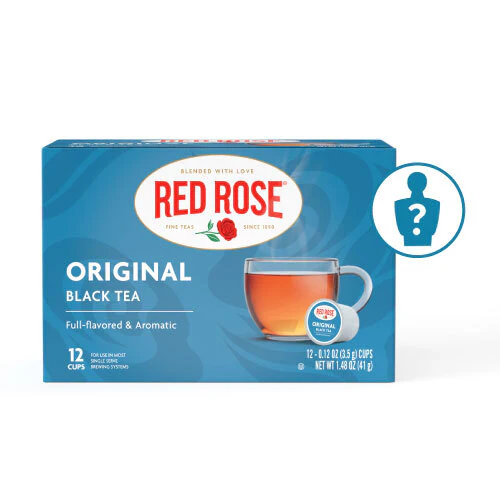 Red Rose Original Black Tea Single Serve Pods - 12ct - Image 5