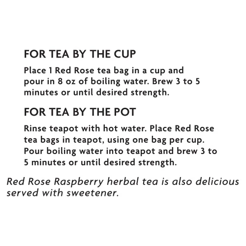 Red Rose Raspberry Herbal Tea - Image 4