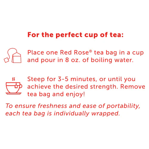 Red Rose Strawberry Cheesecake Tea - 18ct - Image 4