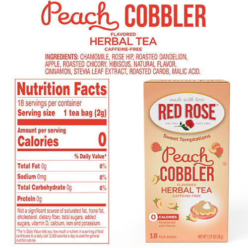 Red Rose Sweet Temptations Peach Cobbler 18ct - Image 3