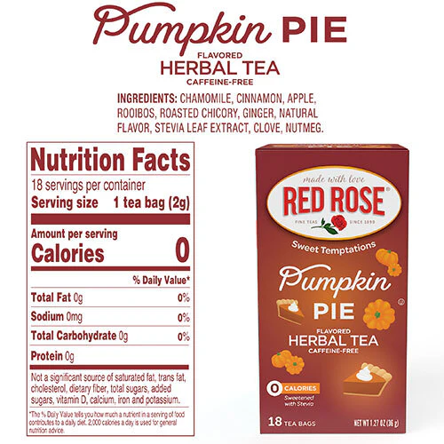 Red Rose Sweet Temptations Pumpkin Pie Tea - Image 3