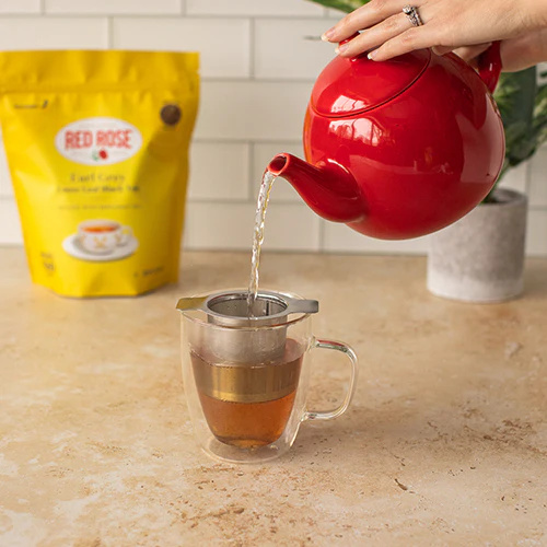 Tea Infuser Brew Basket Strainer with Two Handles - Image 2
